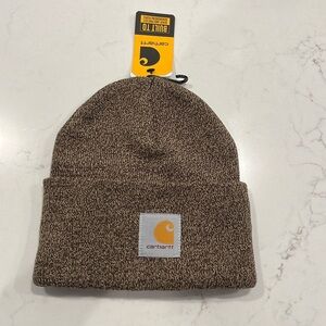 Carhartt brown/tan Beanie